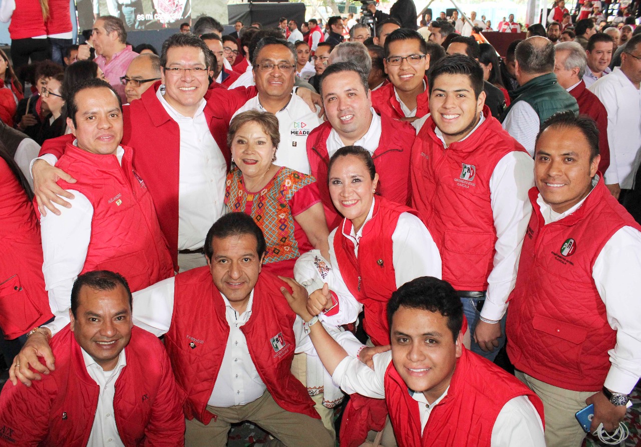 Acompañó Marco Mena a Pepe Meade al evento “Avancemos juntos”